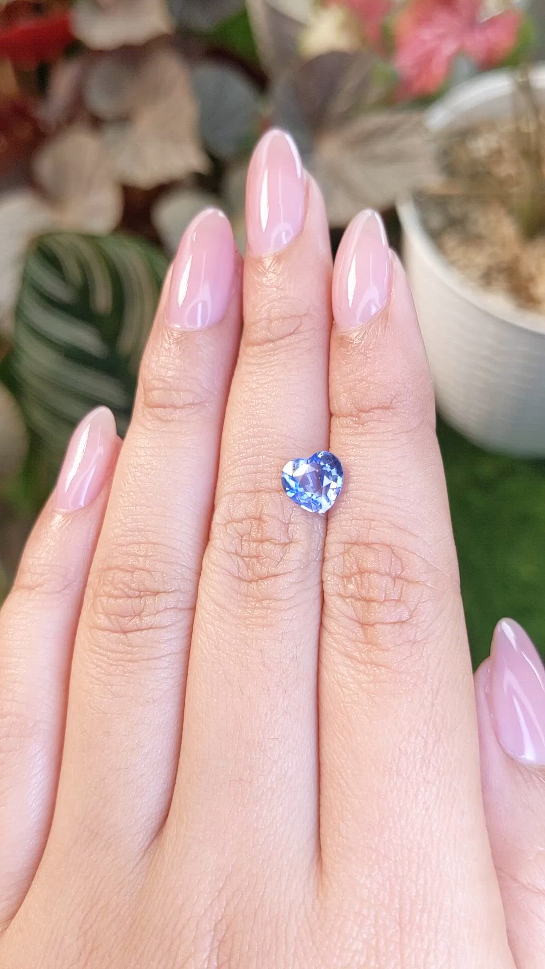 2.05 Ct. Blue Sapphire from Ceylon (Sri Lanka) Size Video