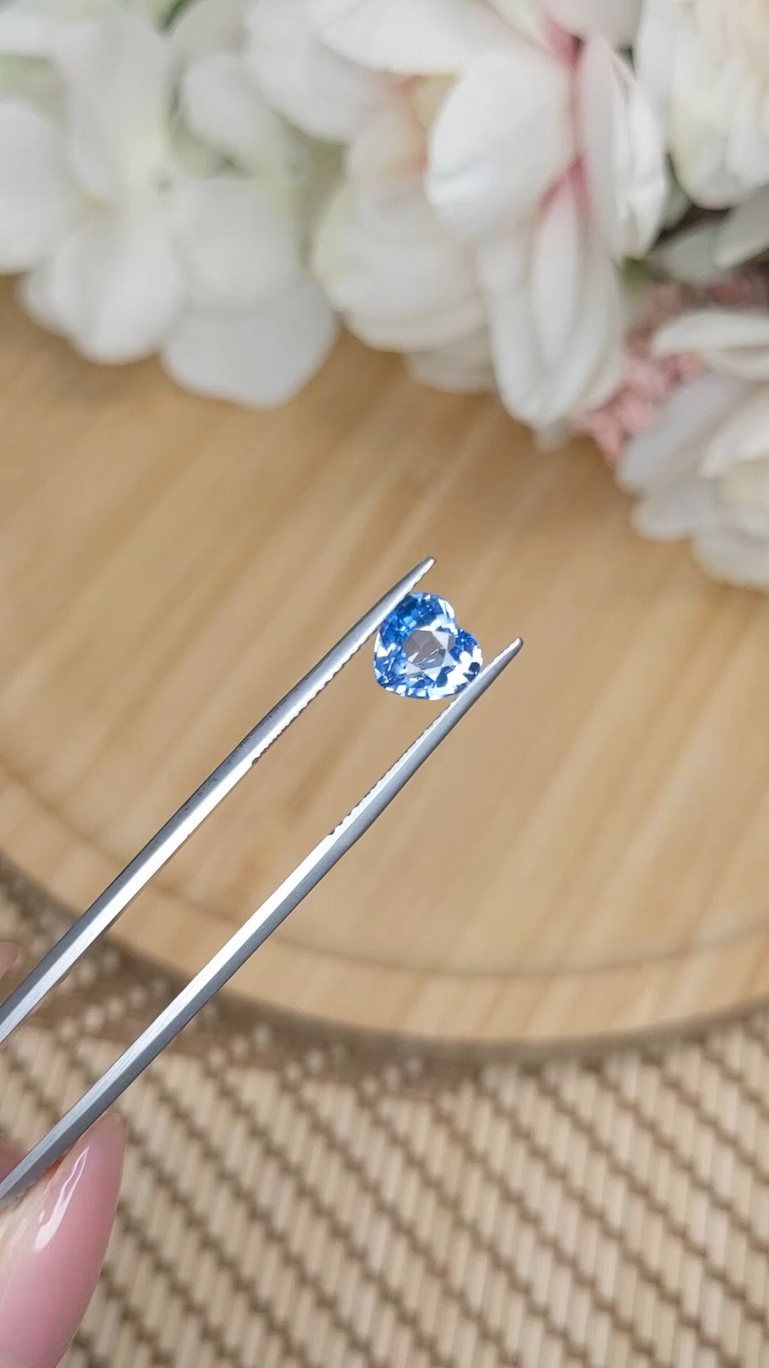 2.05 Ct. Blue Sapphire from Ceylon (Sri Lanka) Size Video