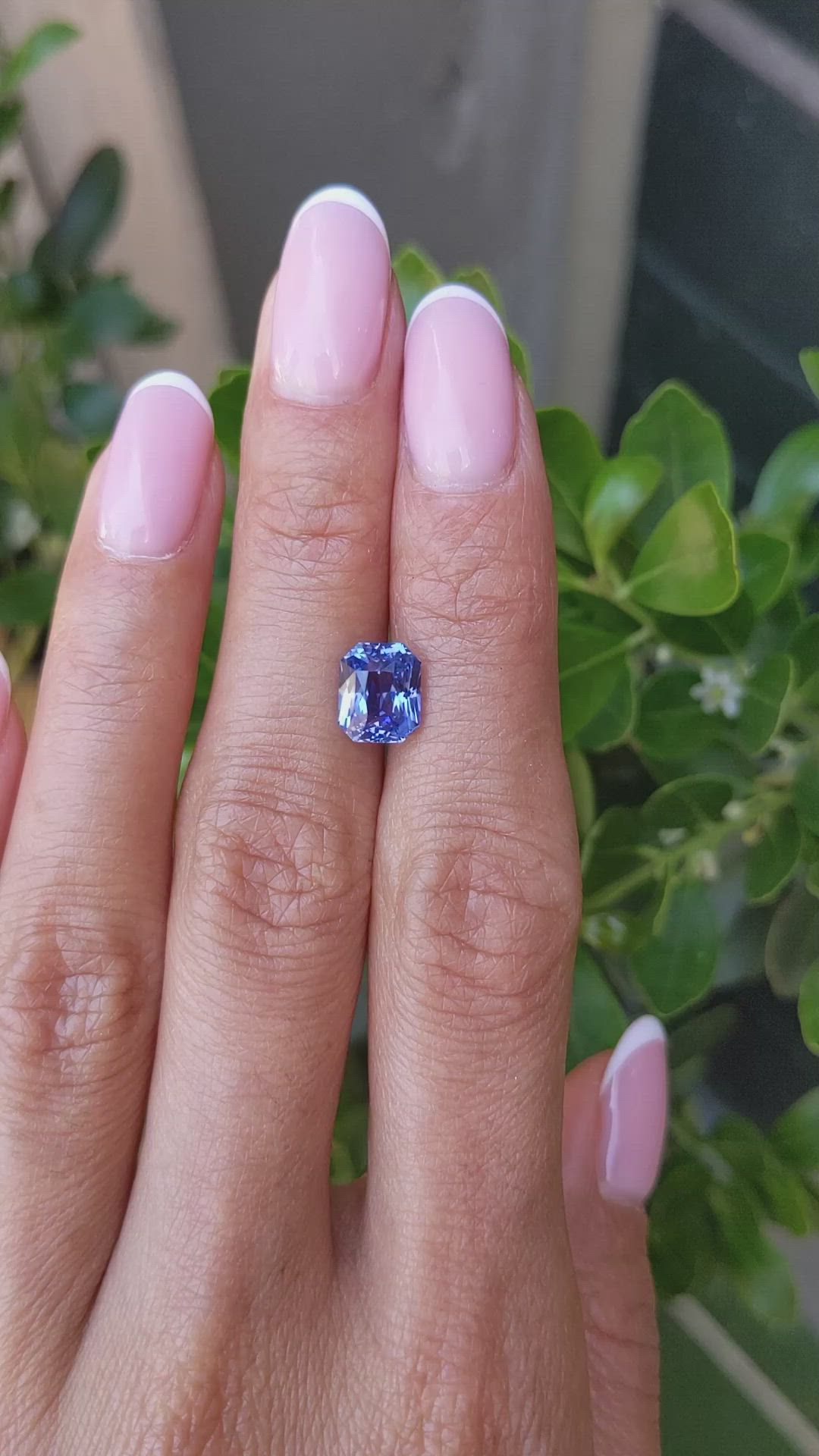 2.80 Ct. Blue Sapphire from Ceylon (Sri Lanka) Size Video