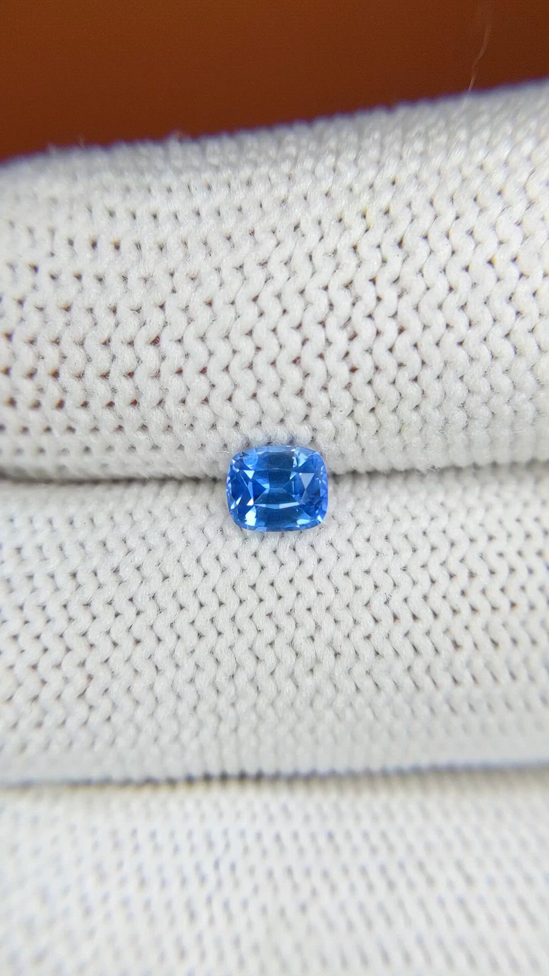 0.53 Ct. Blue Sapphire from Ceylon (Sri Lanka) Size Video