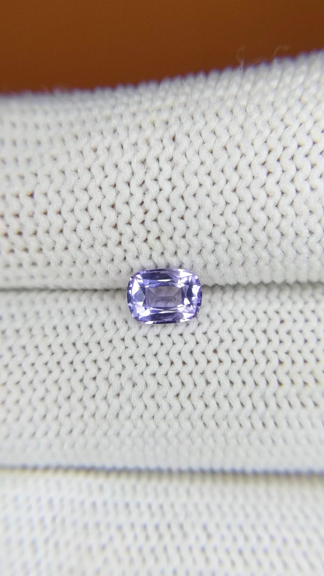 0.66 Ct. Purple Sapphire from Ceylon (Sri Lanka) Size Video