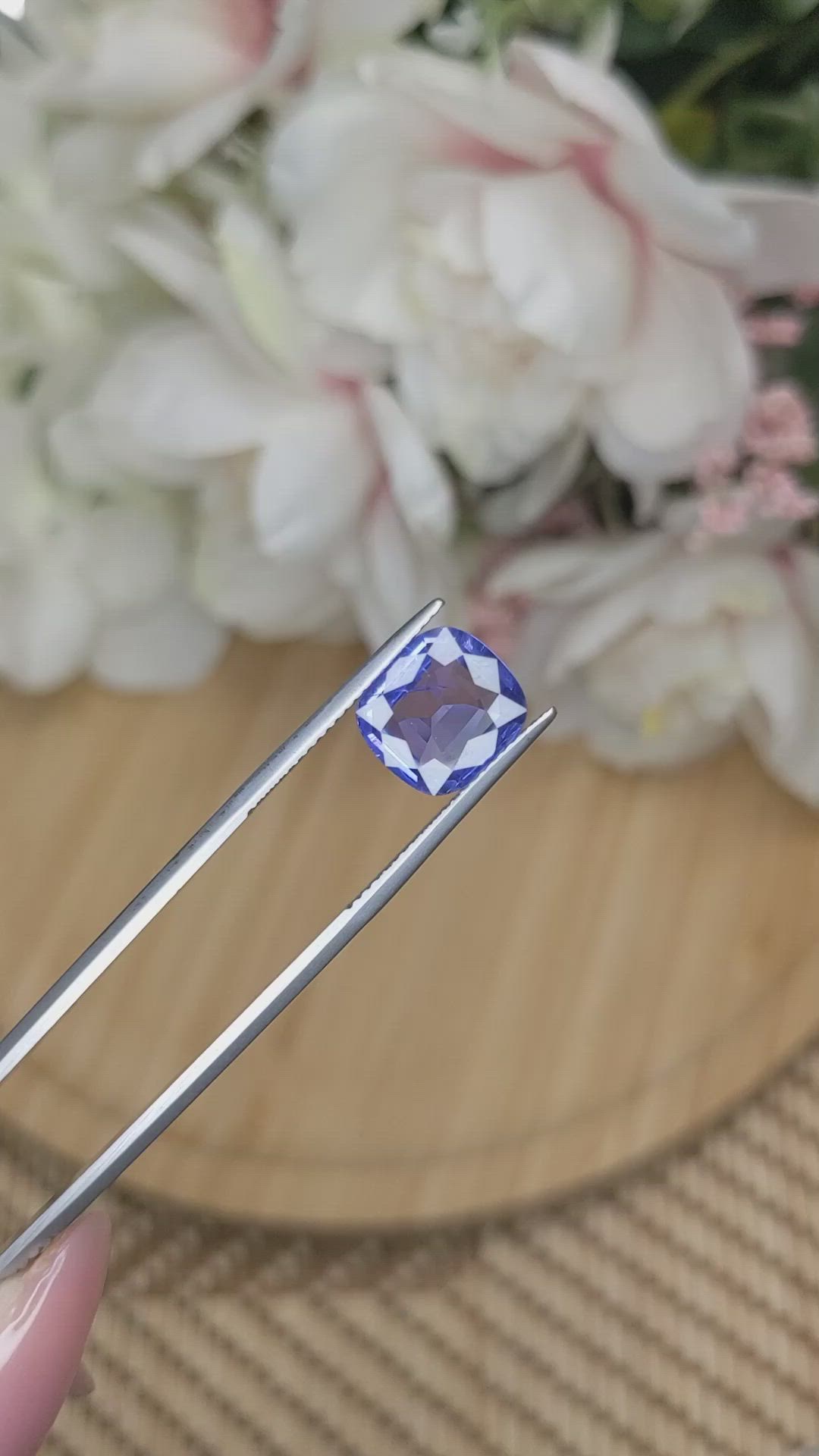 3.62 Ct. Color Change Sapphire from Ceylon (Sri Lanka) Size Video