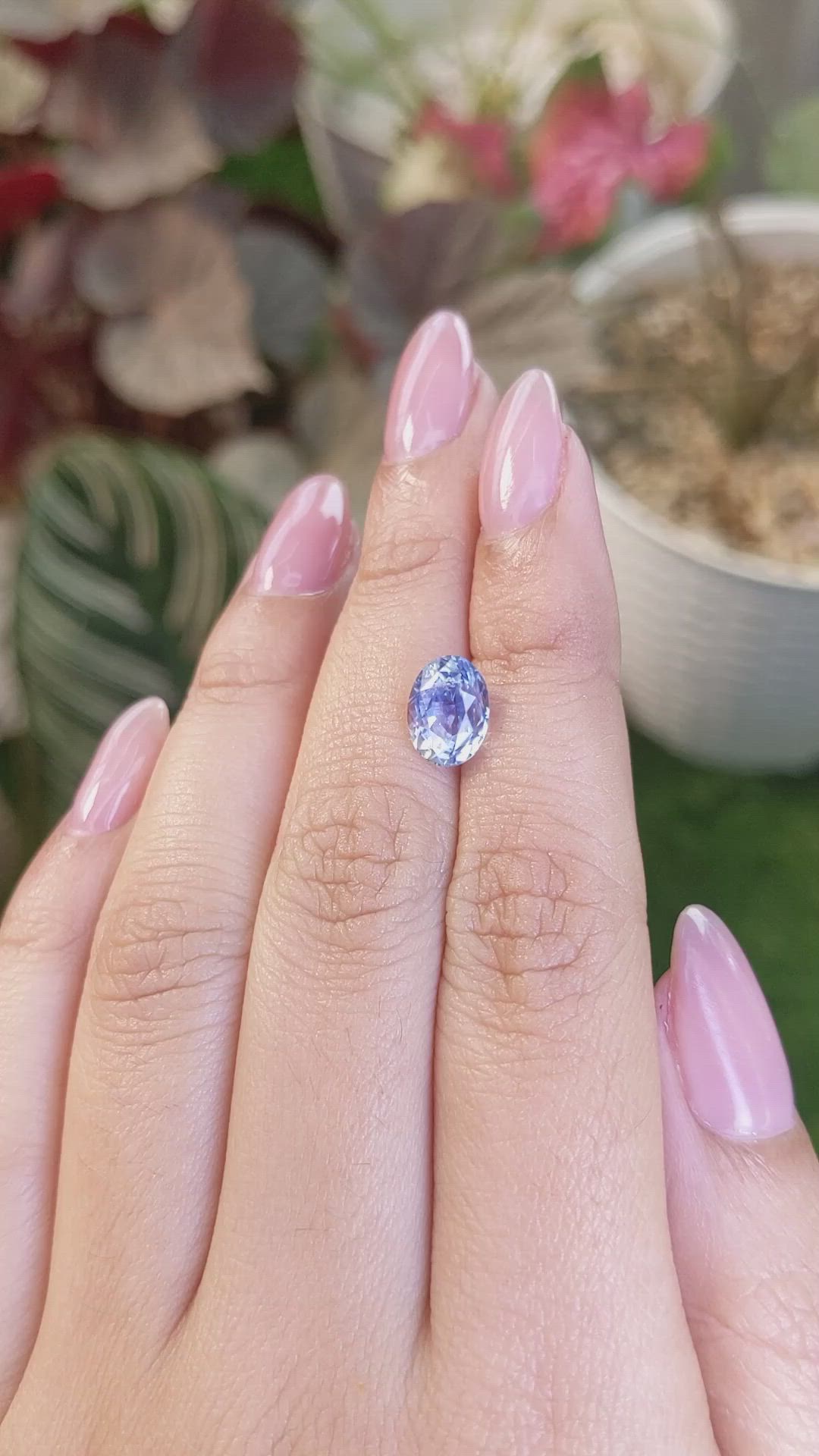 3.15 Ct. Blue Sapphire from Ceylon (Sri Lanka) Size Video