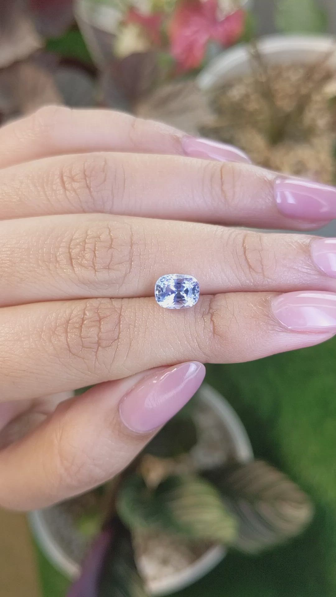 2.43 Ct. Blue Sapphire from Ceylon (Sri Lanka) Size Video