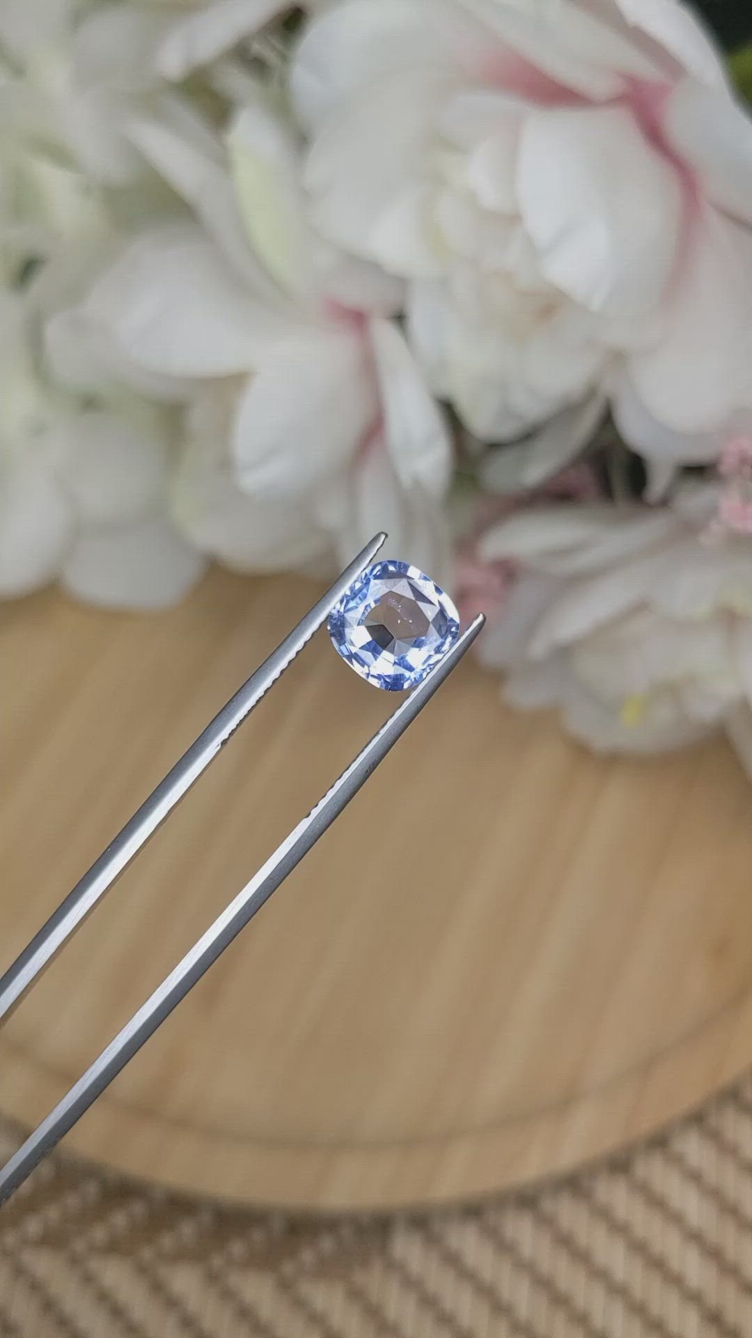 2.49 Ct. Blue Sapphire from Ceylon (Sri Lanka) Size Video