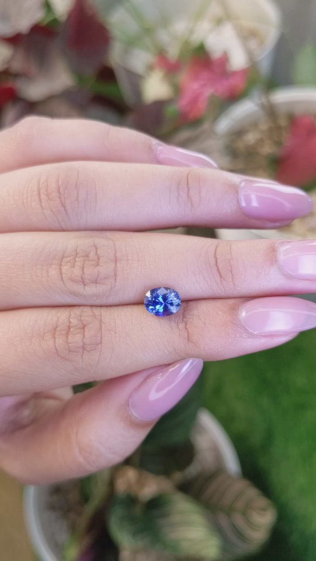 1.52 Ct. Blue Sapphire from Ceylon (Sri Lanka) Size Video