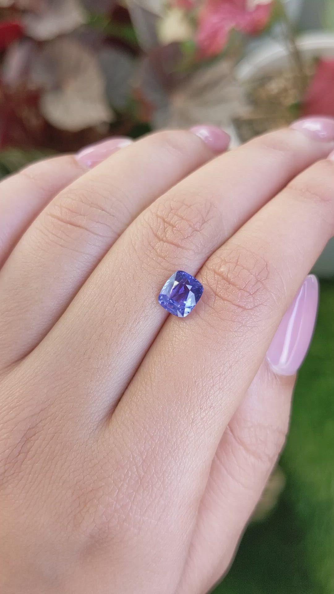 2.13 Ct. Color Change Sapphire from Ceylon (Sri Lanka) Size Video