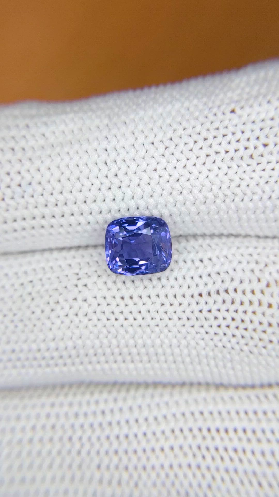 2.13 Ct. Color Change Sapphire from Ceylon (Sri Lanka) Size Video