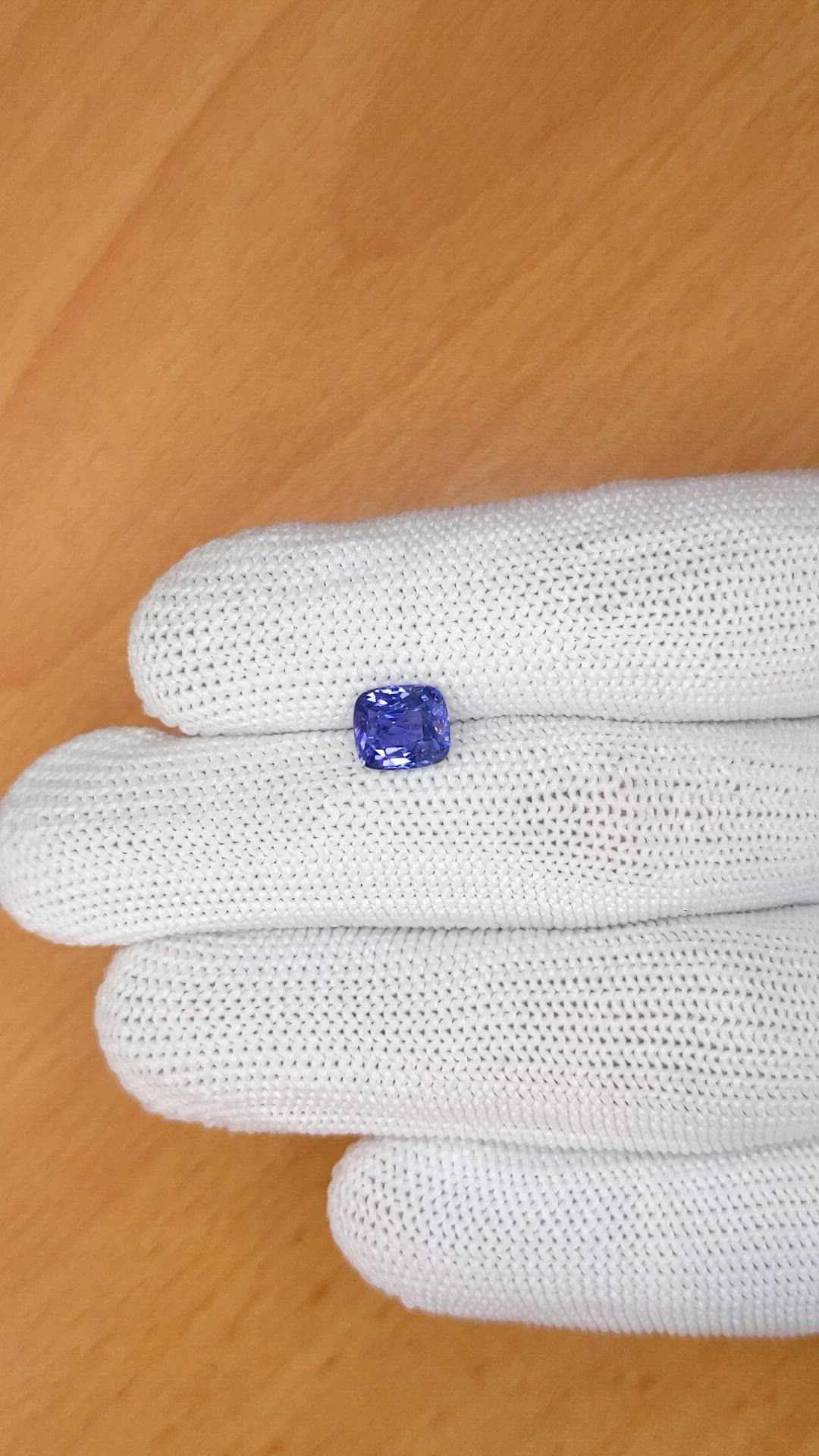 2.13 Ct. Color Change Sapphire from Ceylon (Sri Lanka) Size Video