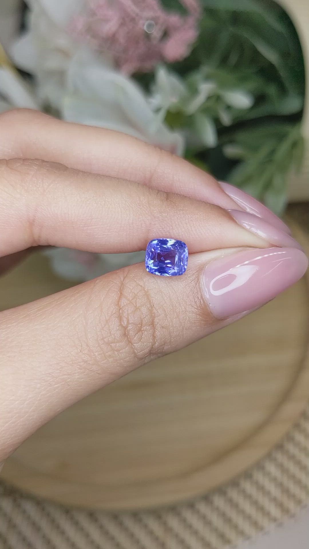2.13 Ct. Color Change Sapphire from Ceylon (Sri Lanka) Size Video