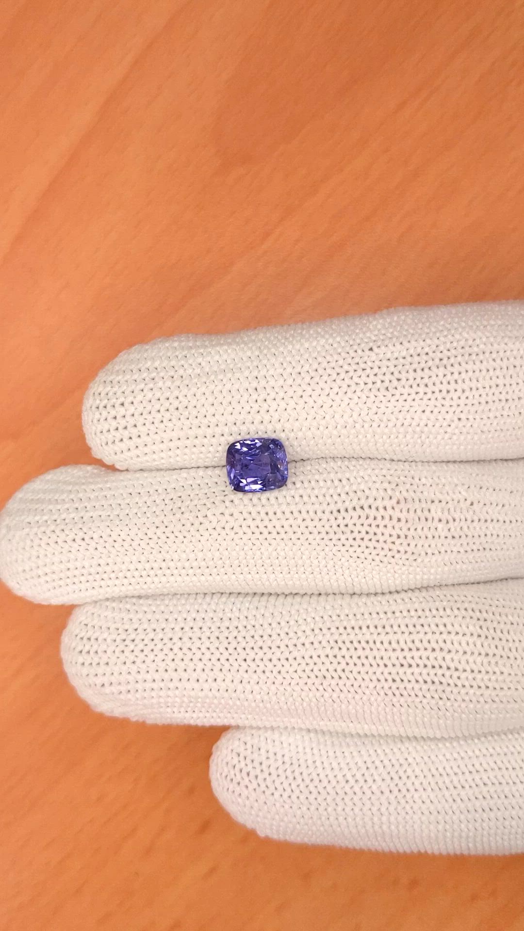 2.13 Ct. Color Change Sapphire from Ceylon (Sri Lanka) Size Video