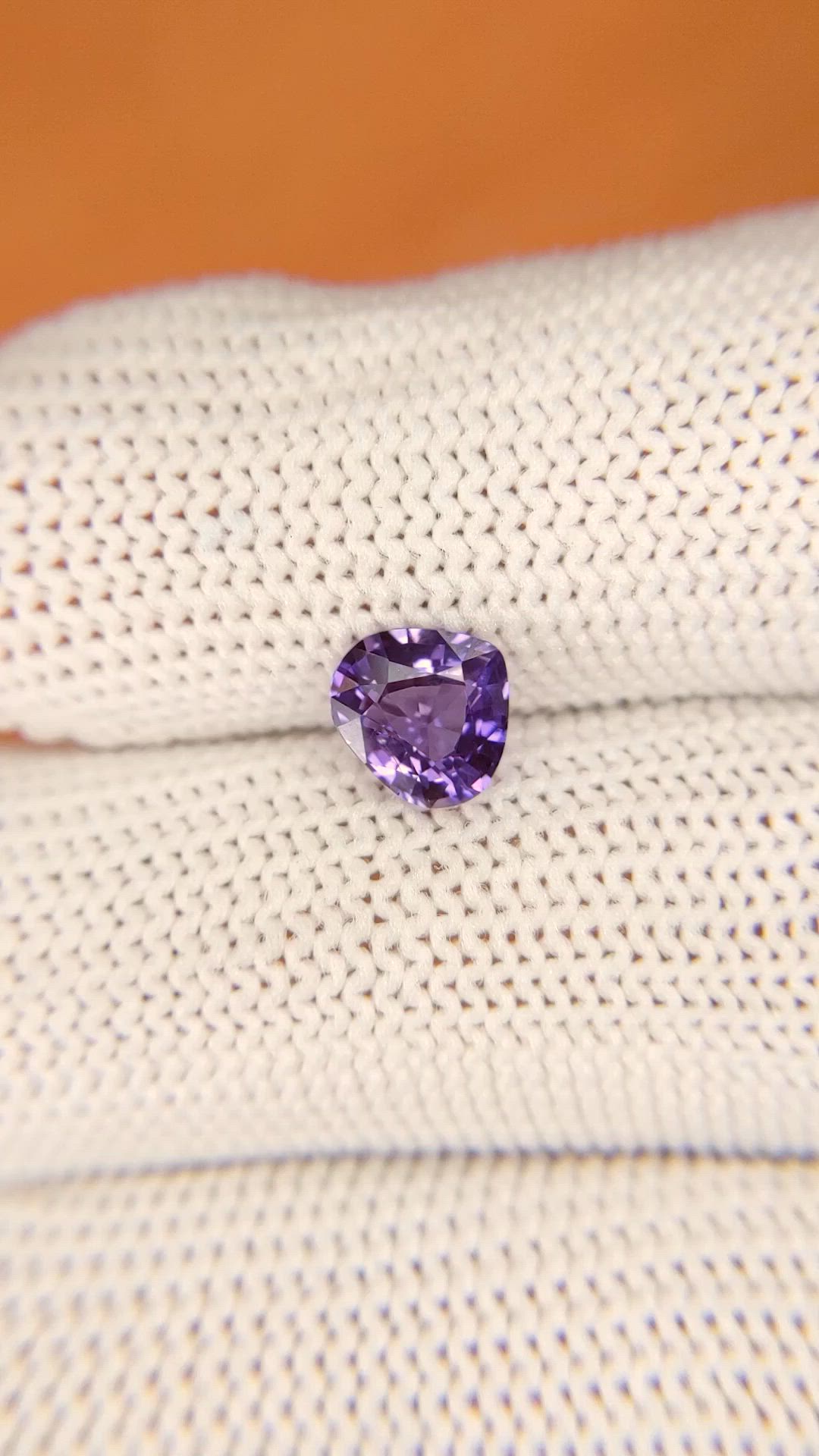 1.34 Ct. Color Change Sapphire from Ceylon (Sri Lanka) Size Video