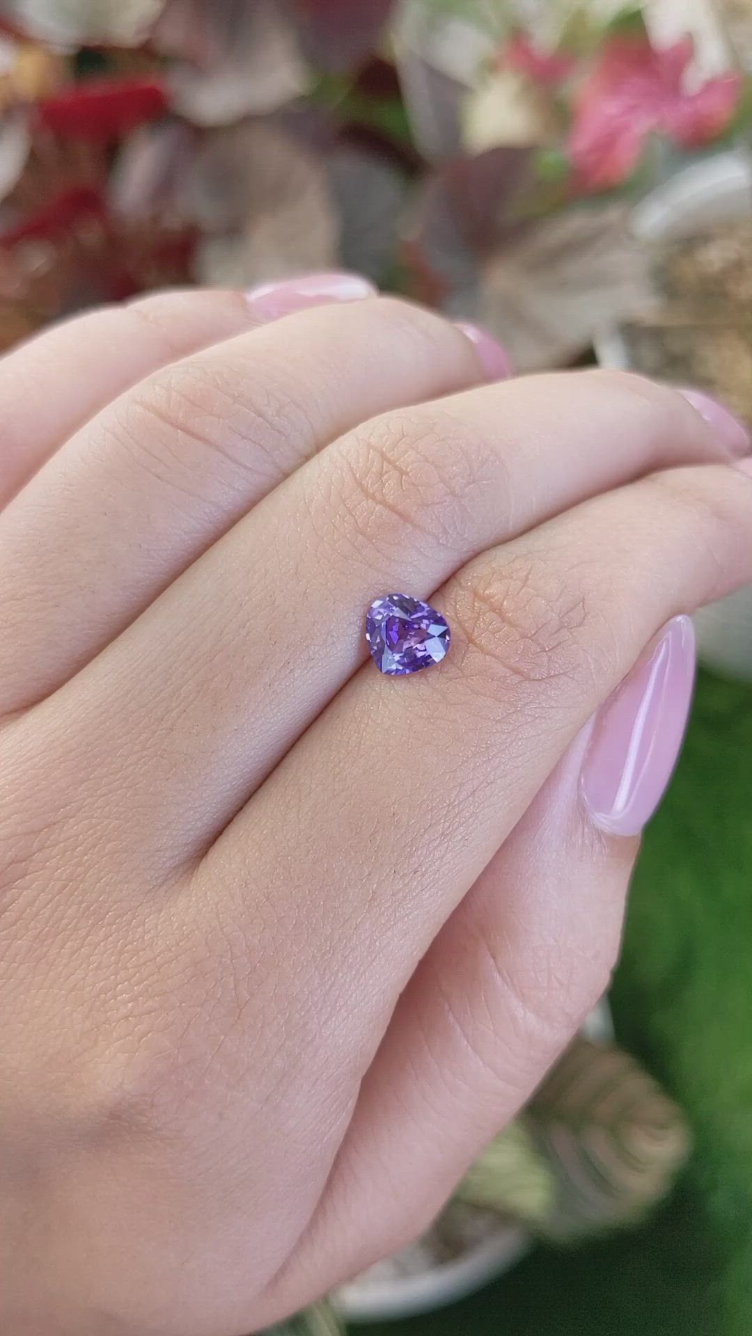 1.34 Ct. Color Change Sapphire from Ceylon (Sri Lanka) Size Video