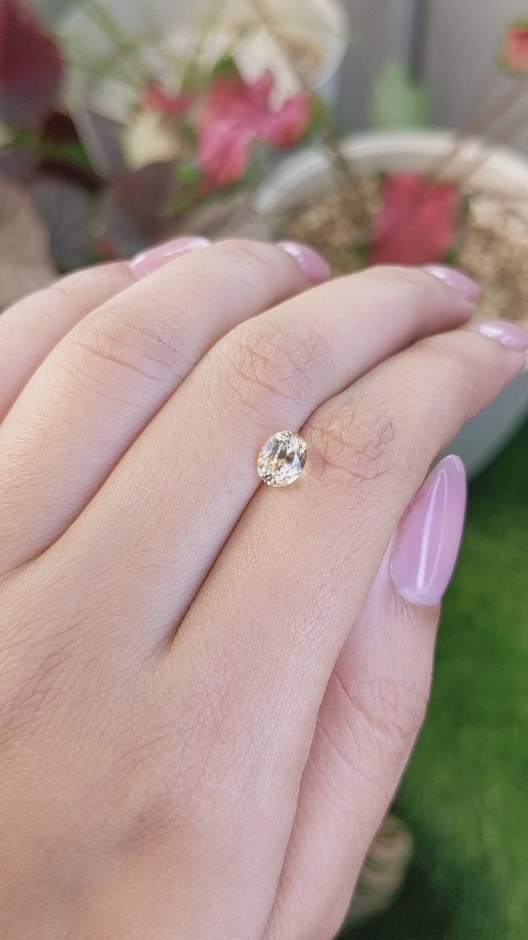 1.78 Ct. Yellow Sapphire from Ceylon (Sri Lanka) Size Video