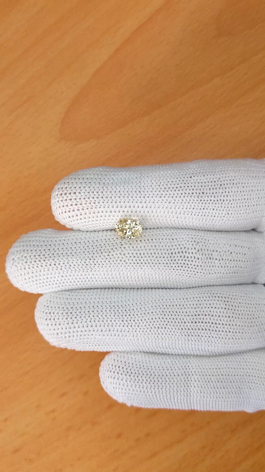 1.78 Ct. Yellow Sapphire from Ceylon (Sri Lanka) Size Video