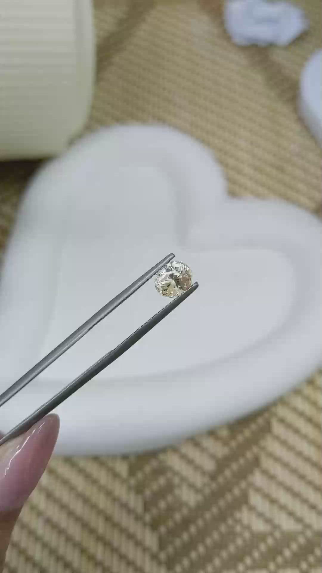 1.90 Ct. Yellow Sapphire from Ceylon (Sri Lanka) Size Video