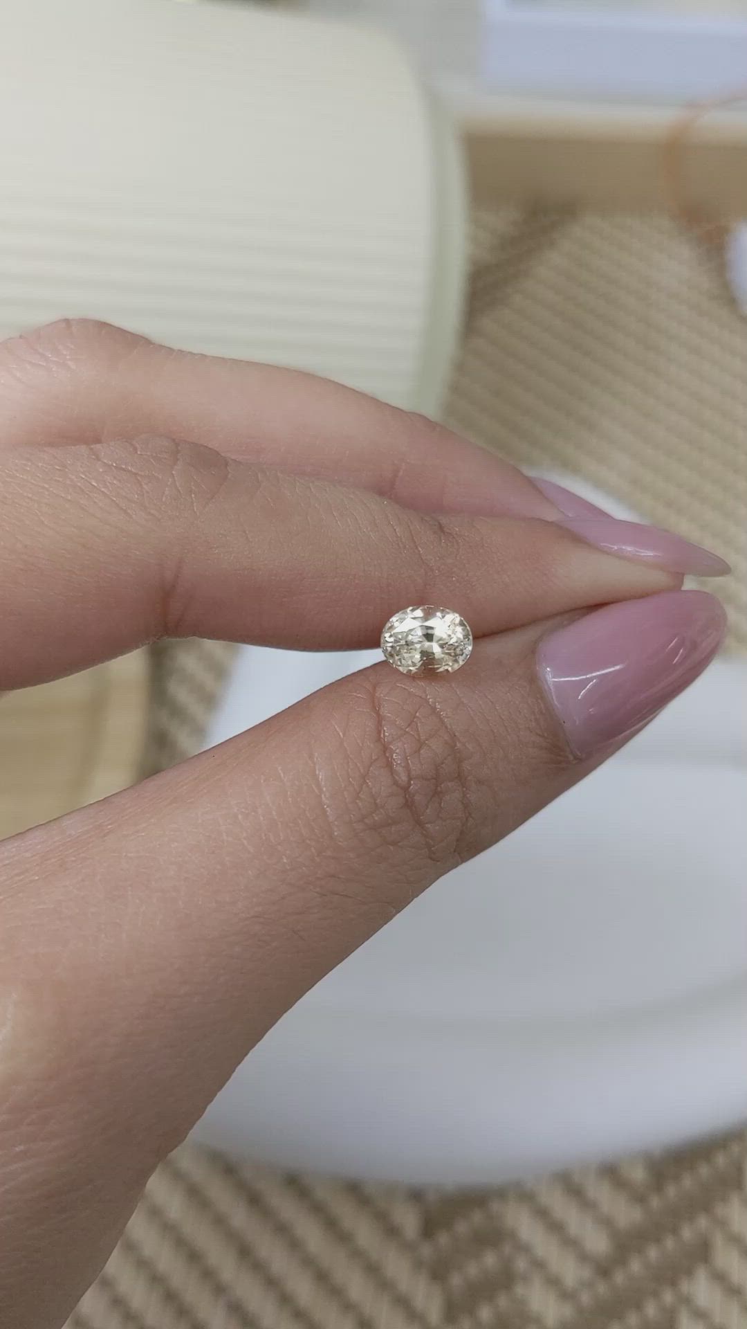 1.55 Ct. Yellow Sapphire from Ceylon (Sri Lanka) Size Video