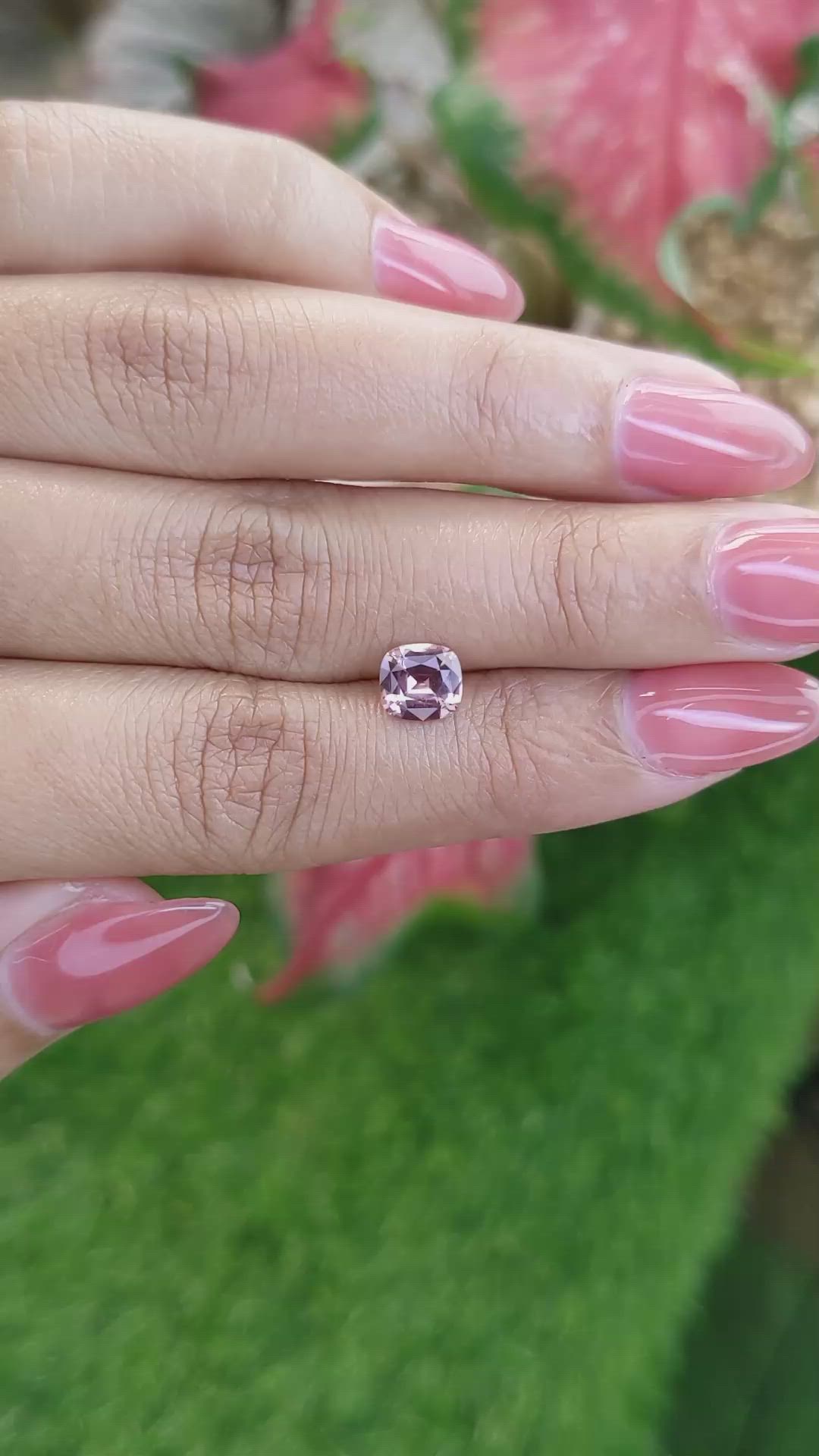 1.16 Ct. Pinkish Brown Sapphire from Ceylon (Sri Lanka) Size Video