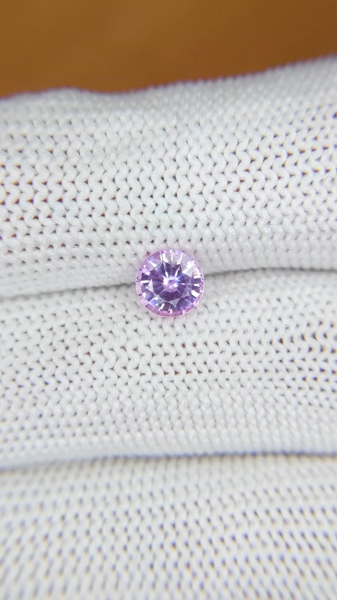 1.01 Ct. Purplish Pink Sapphire from Ceylon (Sri Lanka) Size Video