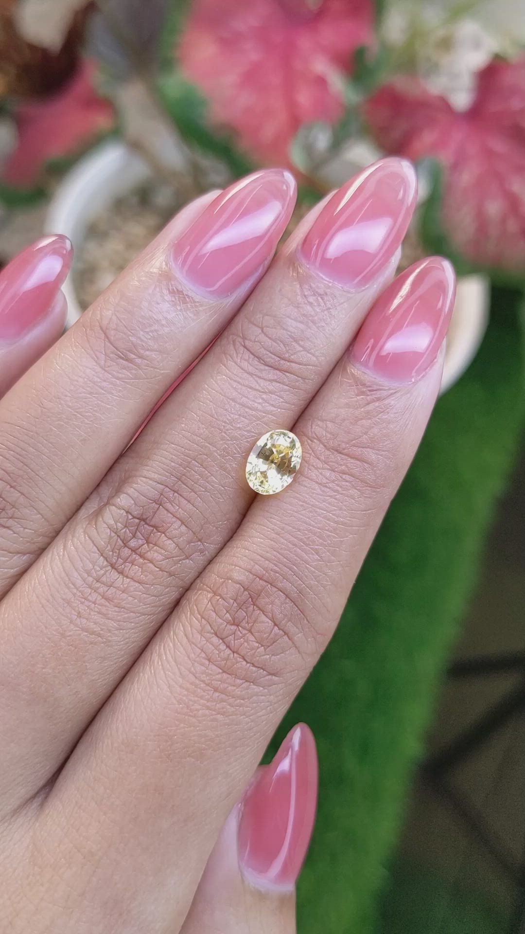 1.60 Ct. Yellow Sapphire from Ceylon (Sri Lanka) Size Video