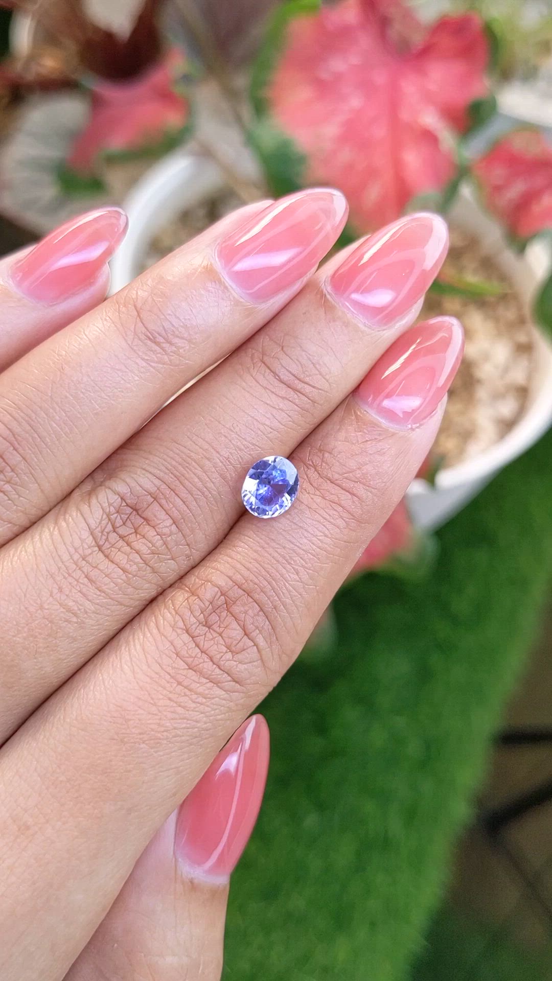 2.01 Ct. Blue Sapphire from Ceylon (Sri Lanka) Size Video