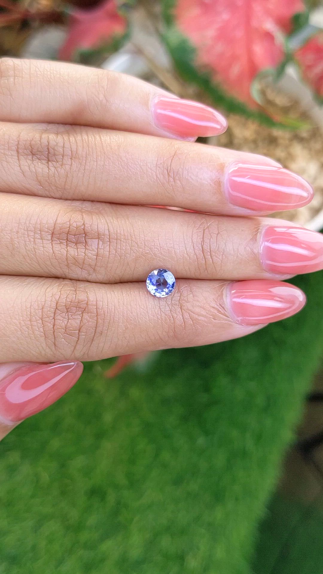 0.97 Ct. Blue Sapphire from Ceylon (Sri Lanka) Size Video