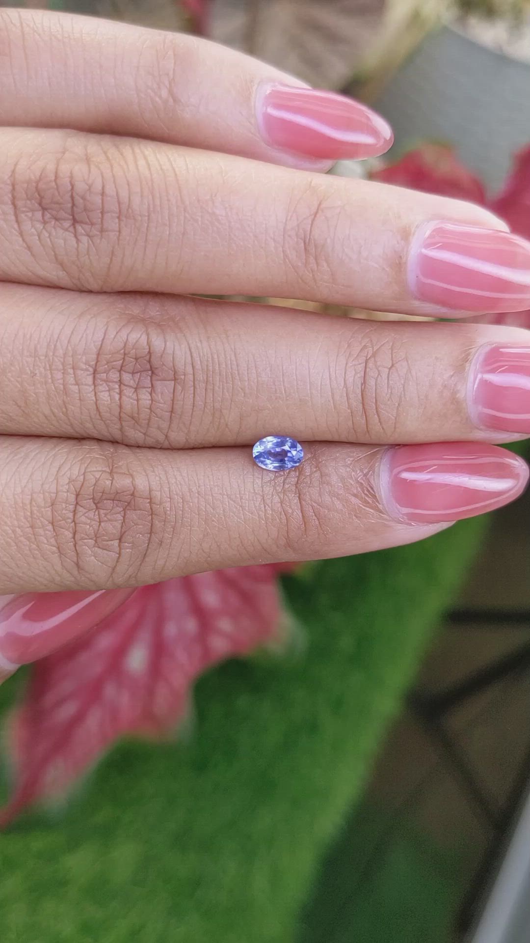 0.51 Ct. Blue Sapphire from Ceylon (Sri Lanka) Size Video