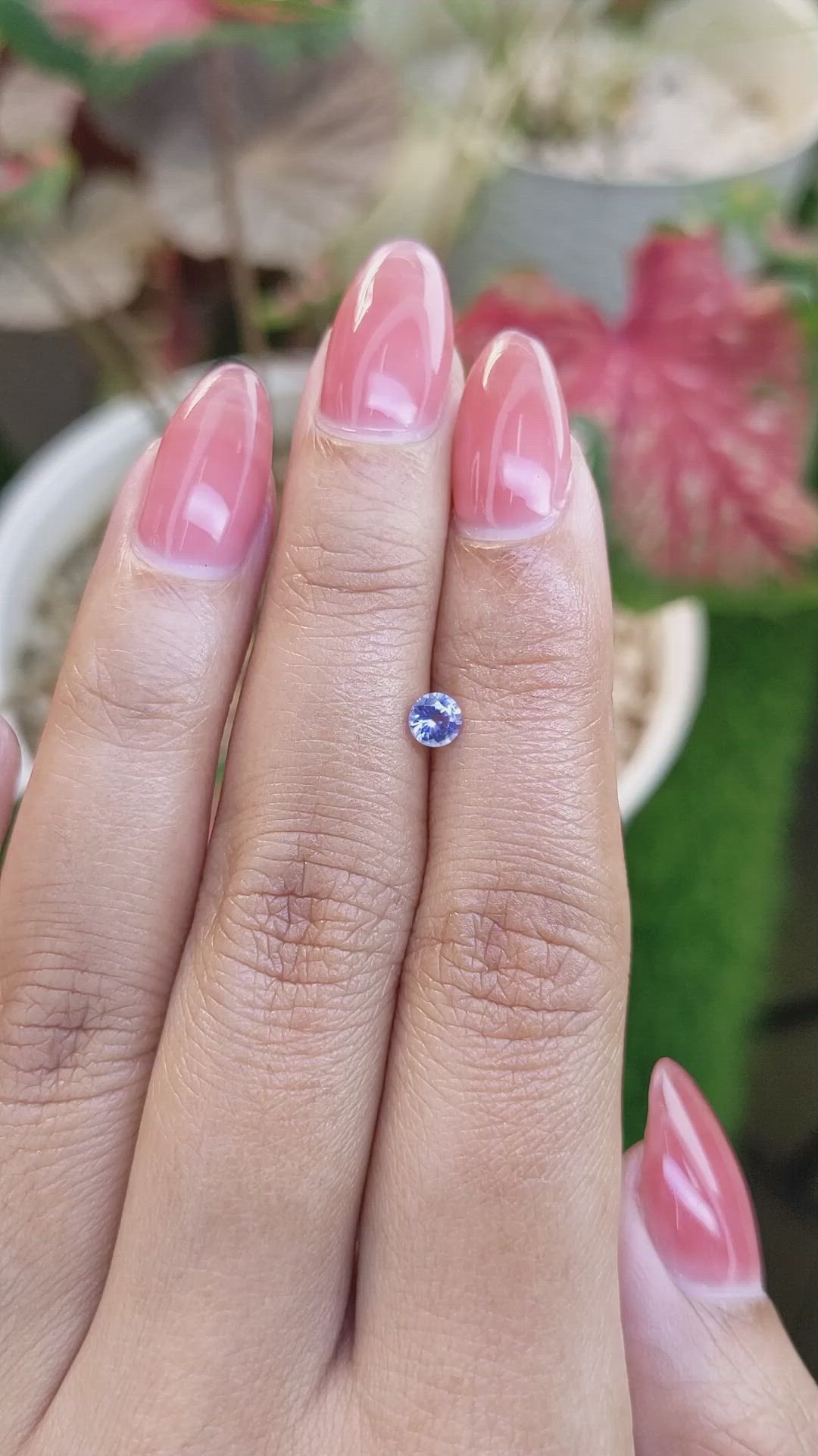 0.32 Ct. Blue Sapphire from Ceylon (Sri Lanka) Size Video