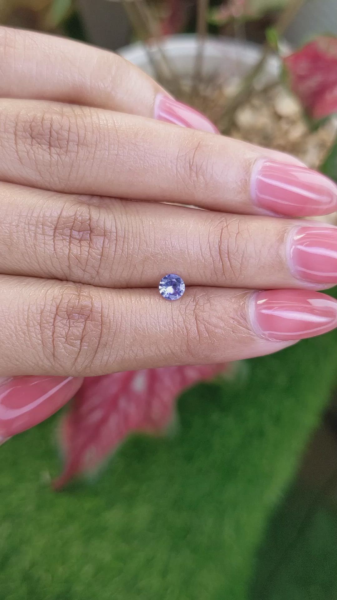 0.36 Ct. Blue Sapphire from Ceylon (Sri Lanka) Size Video