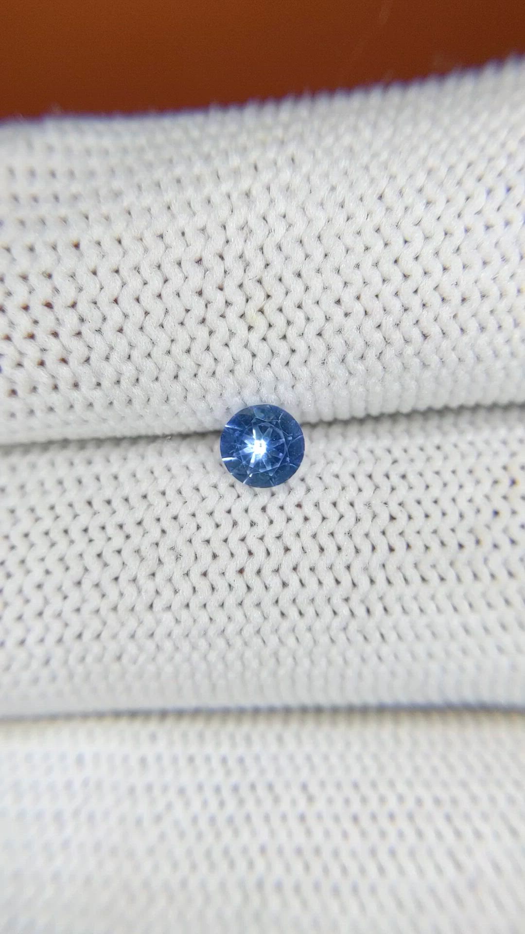 0.36 Ct. Blue Sapphire from Ceylon (Sri Lanka) Size Video