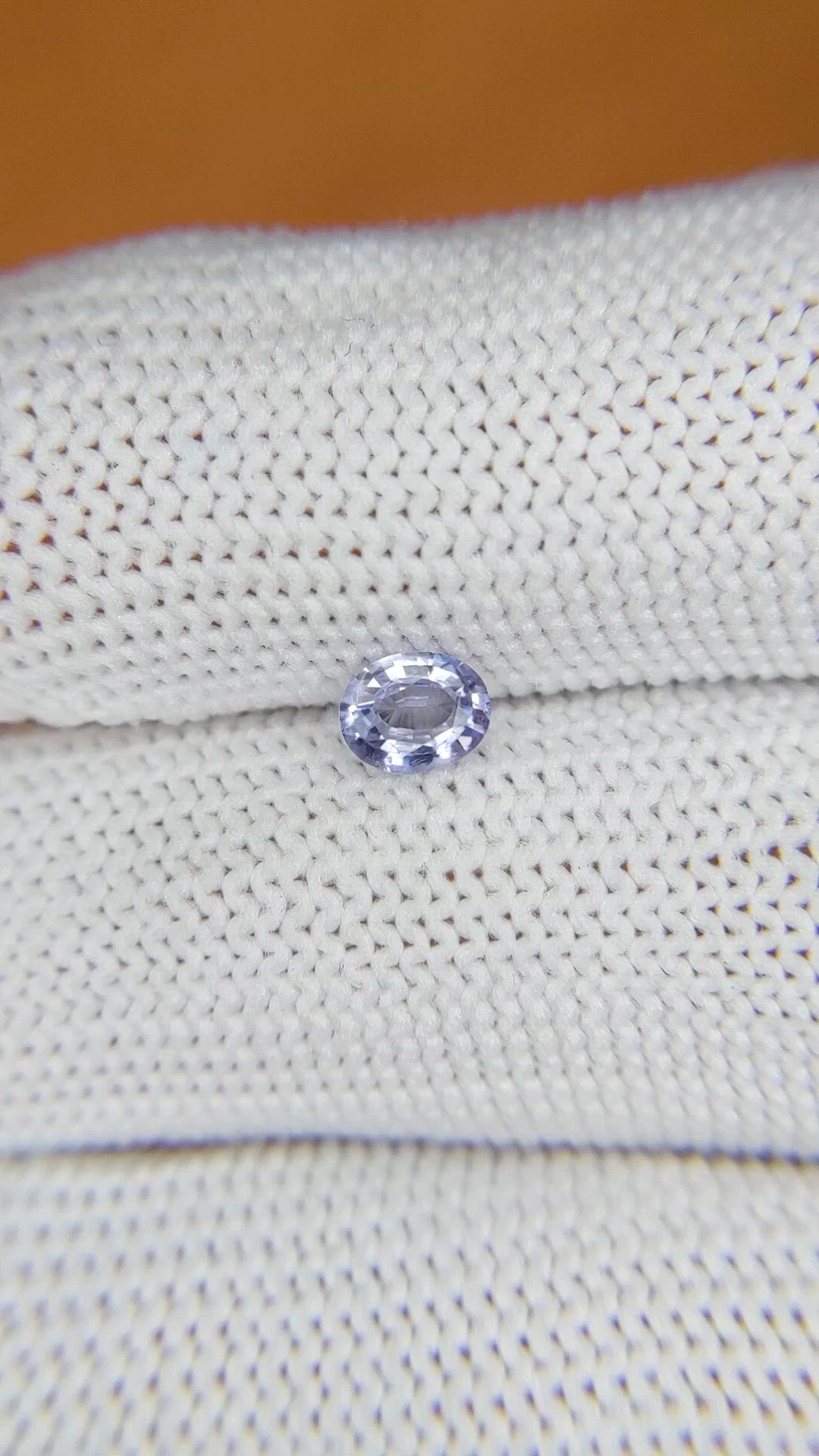 0.36 Ct. Violet Sapphire from Ceylon (Sri Lanka) Size Video