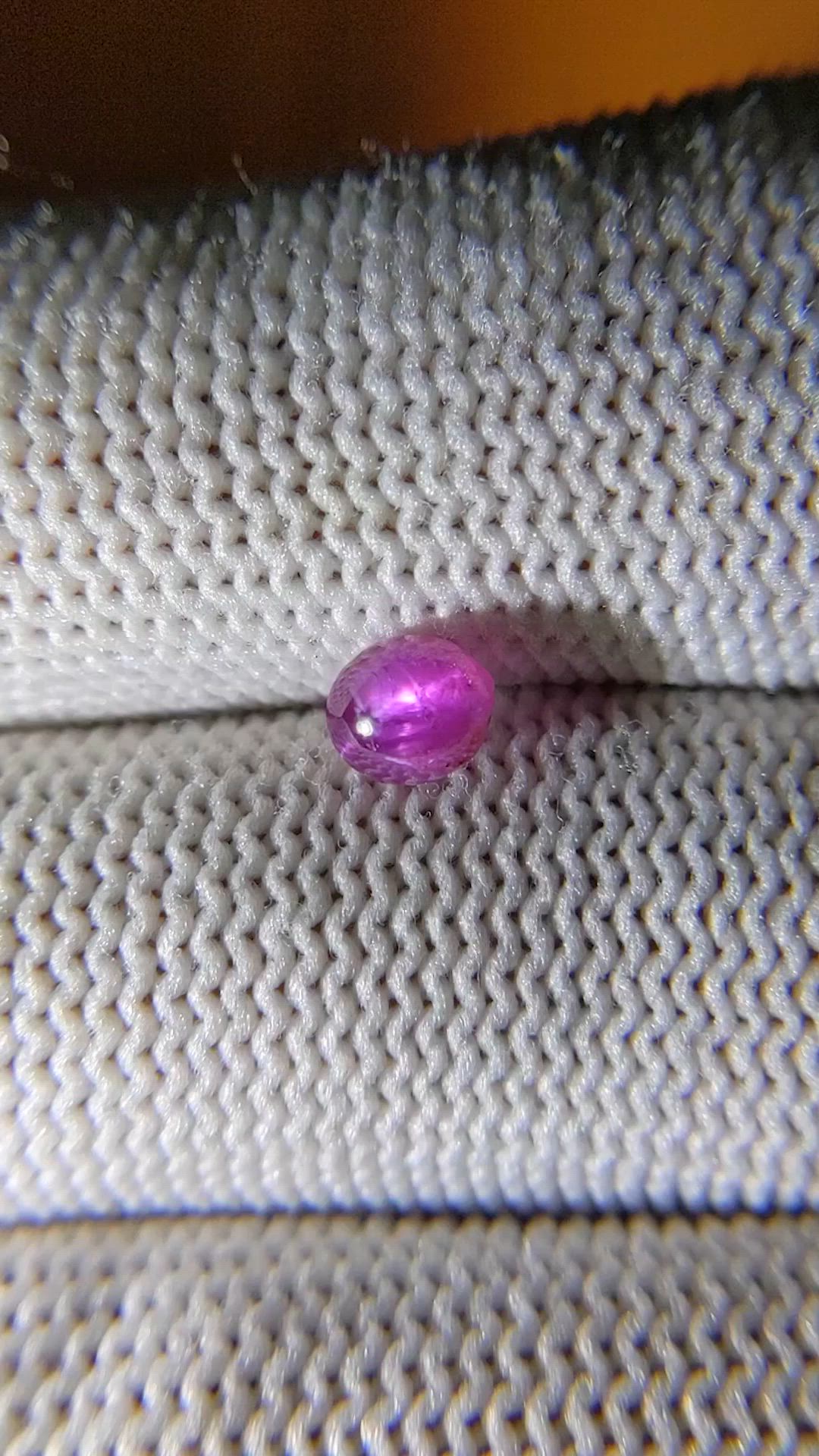 1.10 Ct. Pink Star Sapphire from Ceylon (Sri Lanka) Size Video
