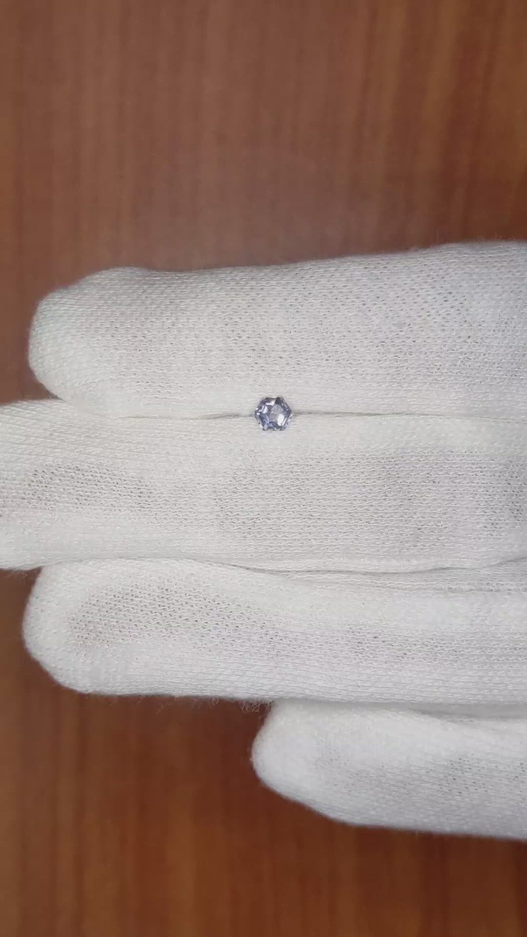 0.24 Ct. Blue Sapphire from Ceylon (Sri Lanka) Size Video