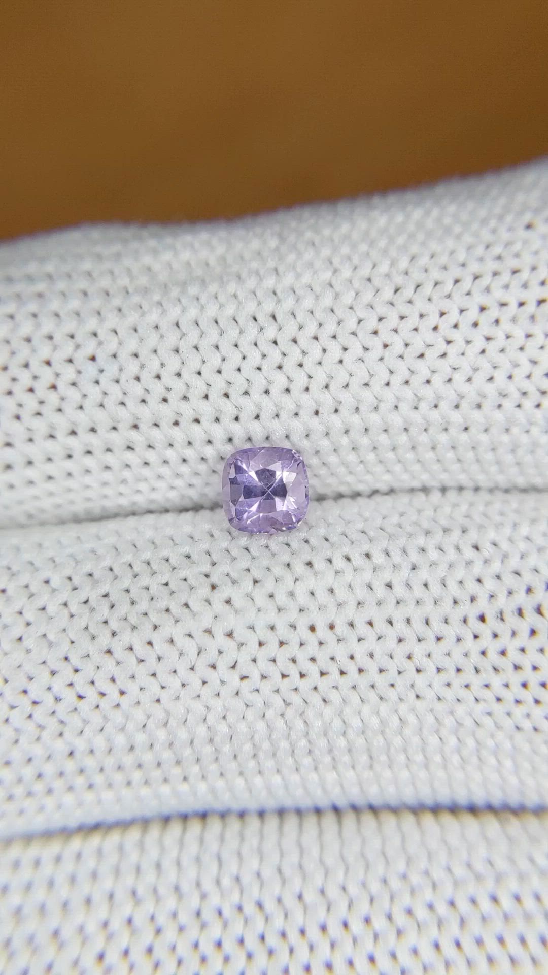 0.60 Ct. Purple Sapphire from Ceylon (Sri Lanka) Size Video