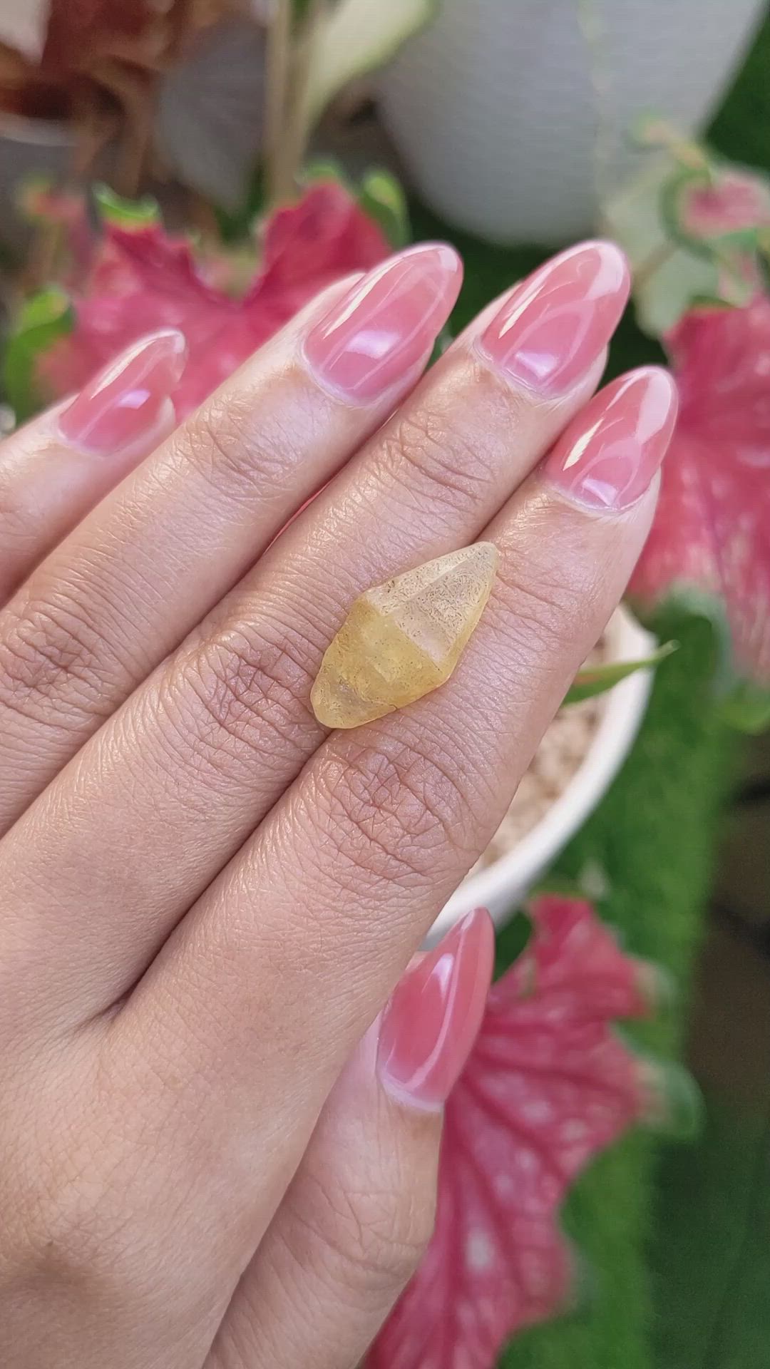 14.81 Ct. Yellow Sapphire from Ceylon (Sri Lanka) Size Video