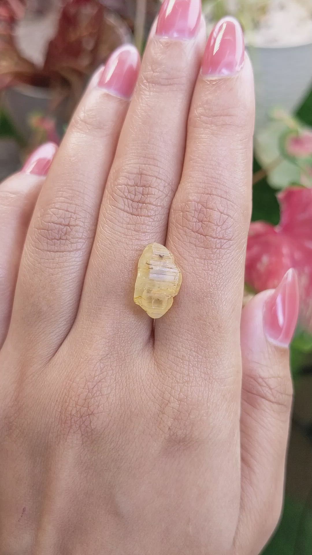 10.40 Ct. Yellow Sapphire from Ceylon (Sri Lanka) Size Video