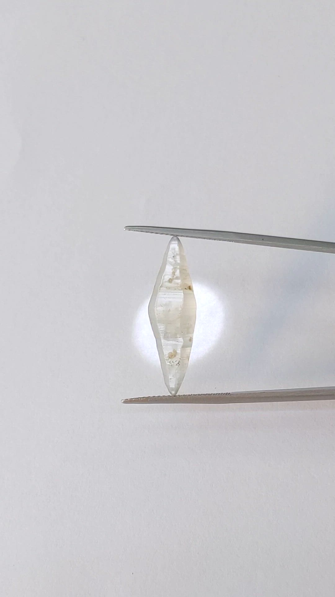 10.31 Ct. Greyish Blue Sapphire Crystal from Ceylon (Sri Lanka) Size Video