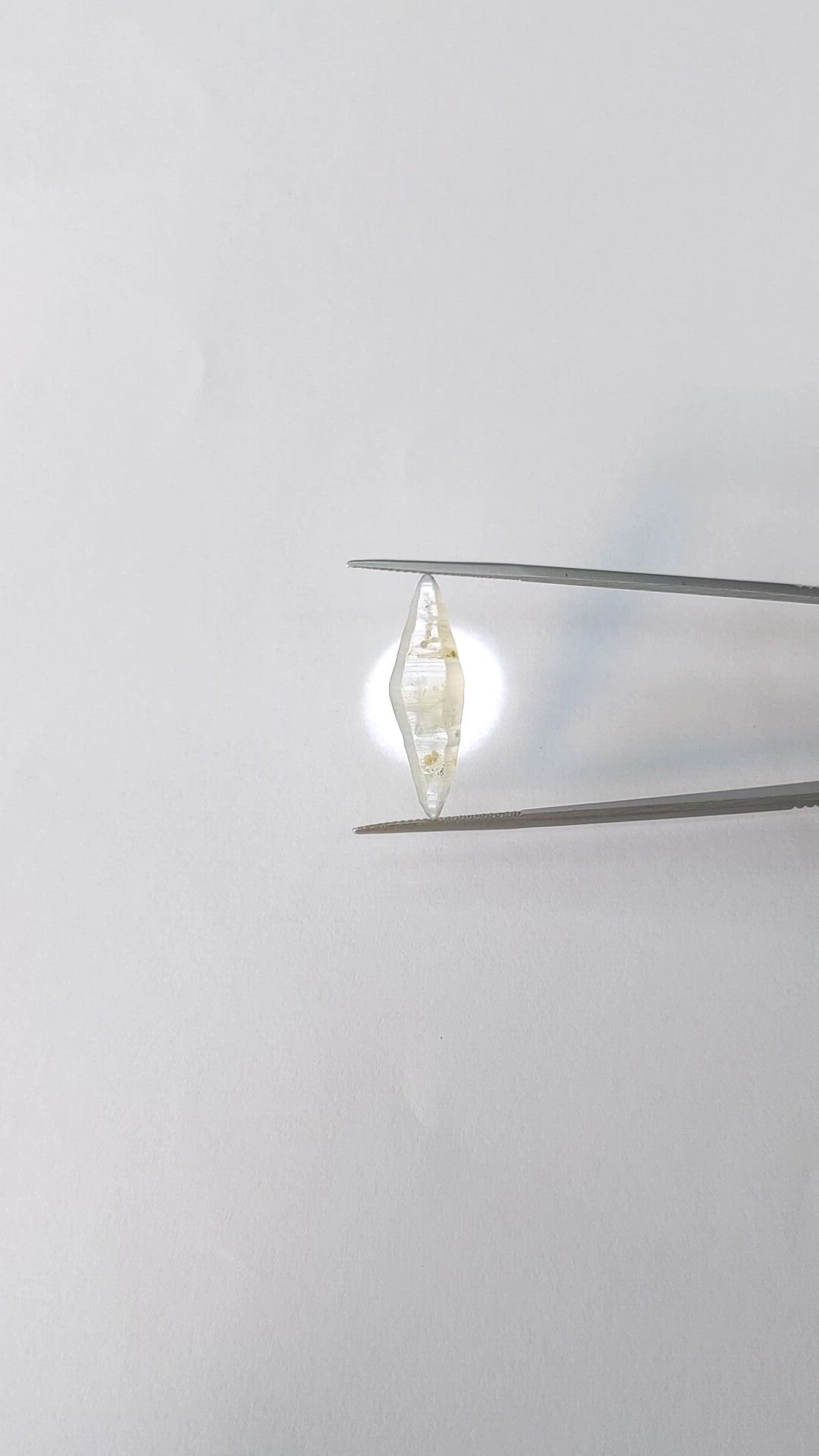 10.31 Ct. Greyish Blue Sapphire Crystal from Ceylon (Sri Lanka) Size Video