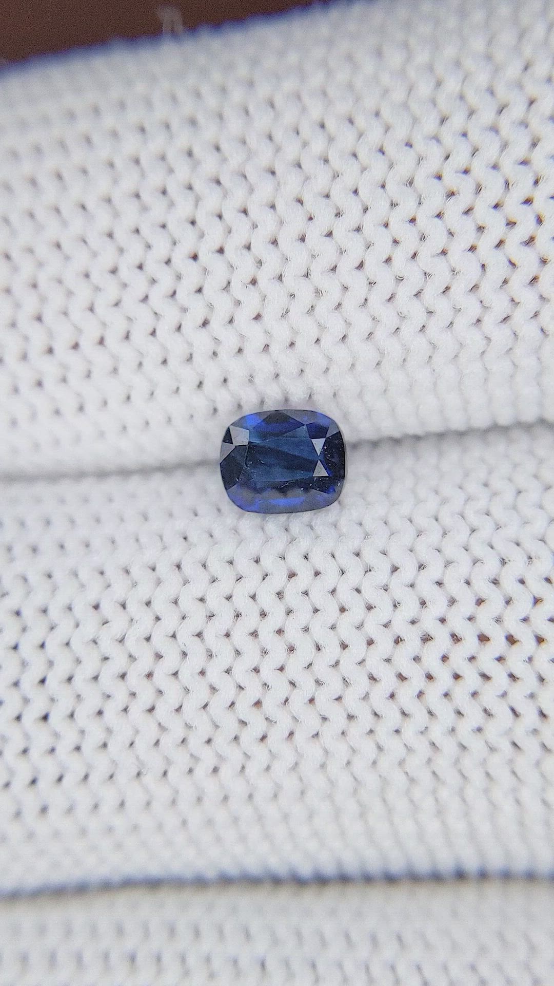 0.56 Ct. Blue Sapphire from Tanzania Size Video