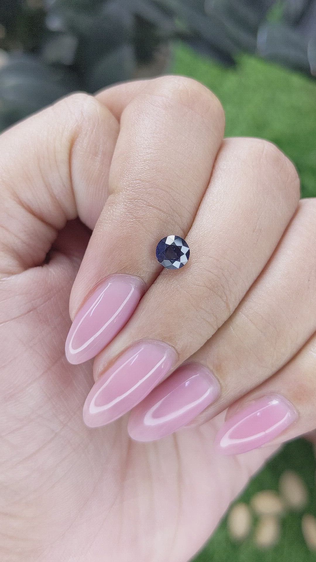0.78 Ct. Blue Sapphire from Tanzania Size Video