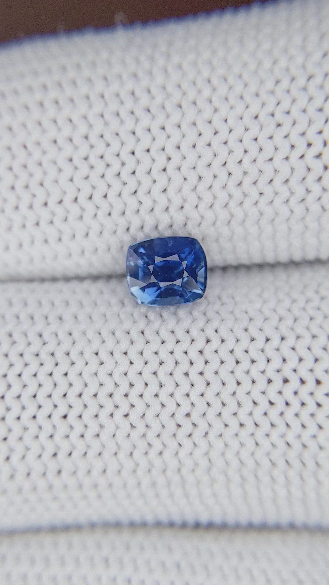 0.81 Ct. Blue Sapphire from Tanzania Size Video