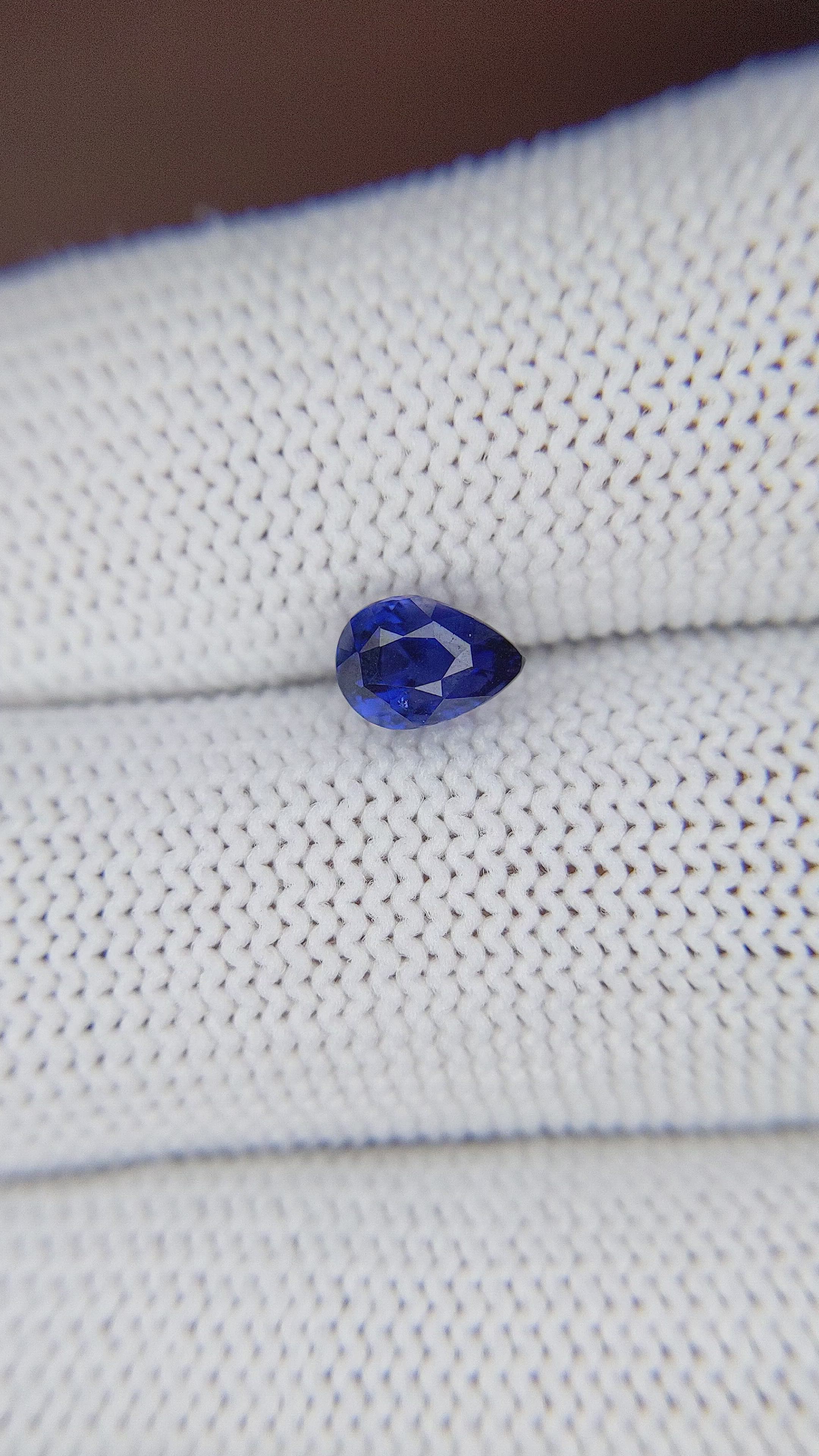 0.95 Ct. Blue Sapphire from Tanzania Size Video