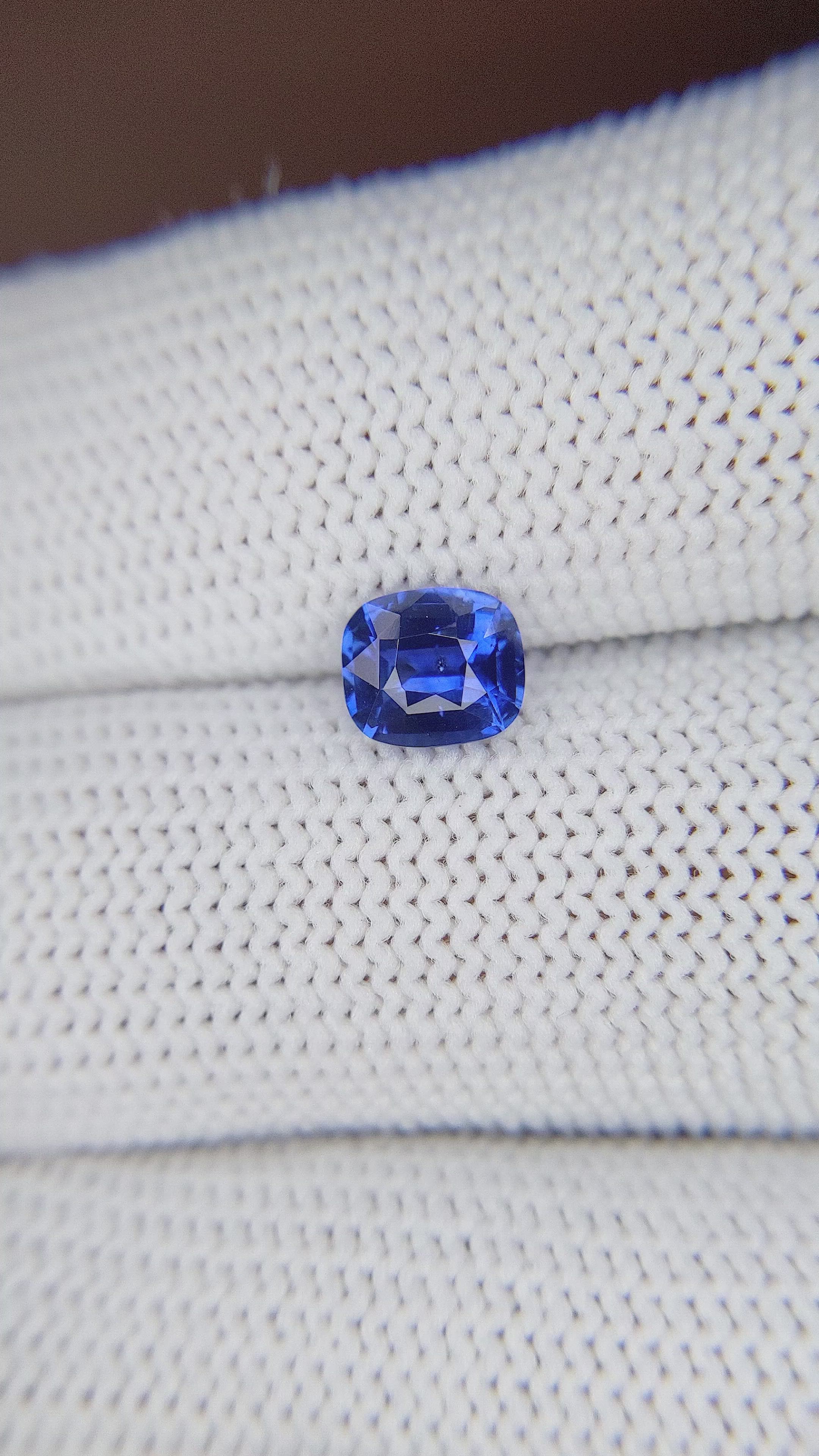 0.97 Ct. Blue Sapphire from Tanzania Size Video