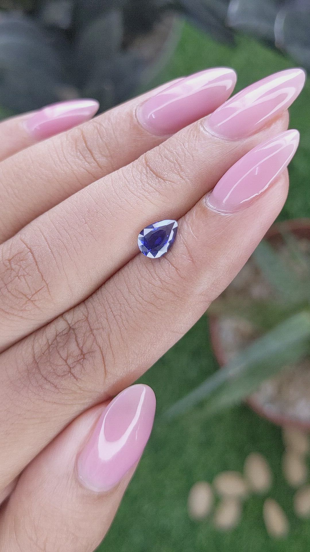 1.01 Ct. Blue Sapphire from Tanzania Size Video