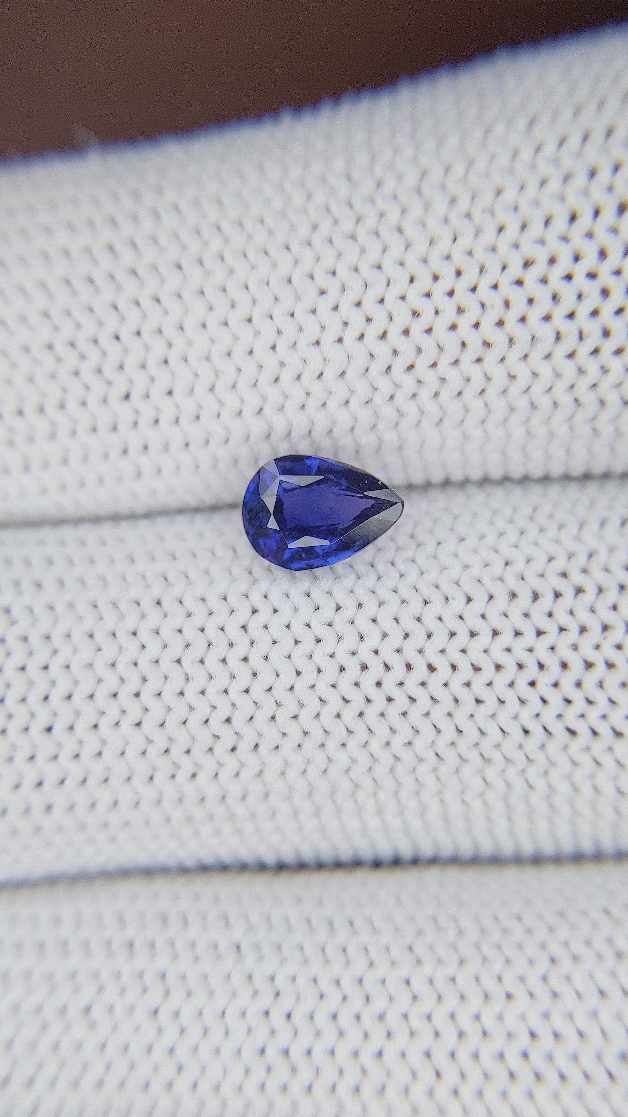 1.01 Ct. Blue Sapphire from Tanzania Size Video