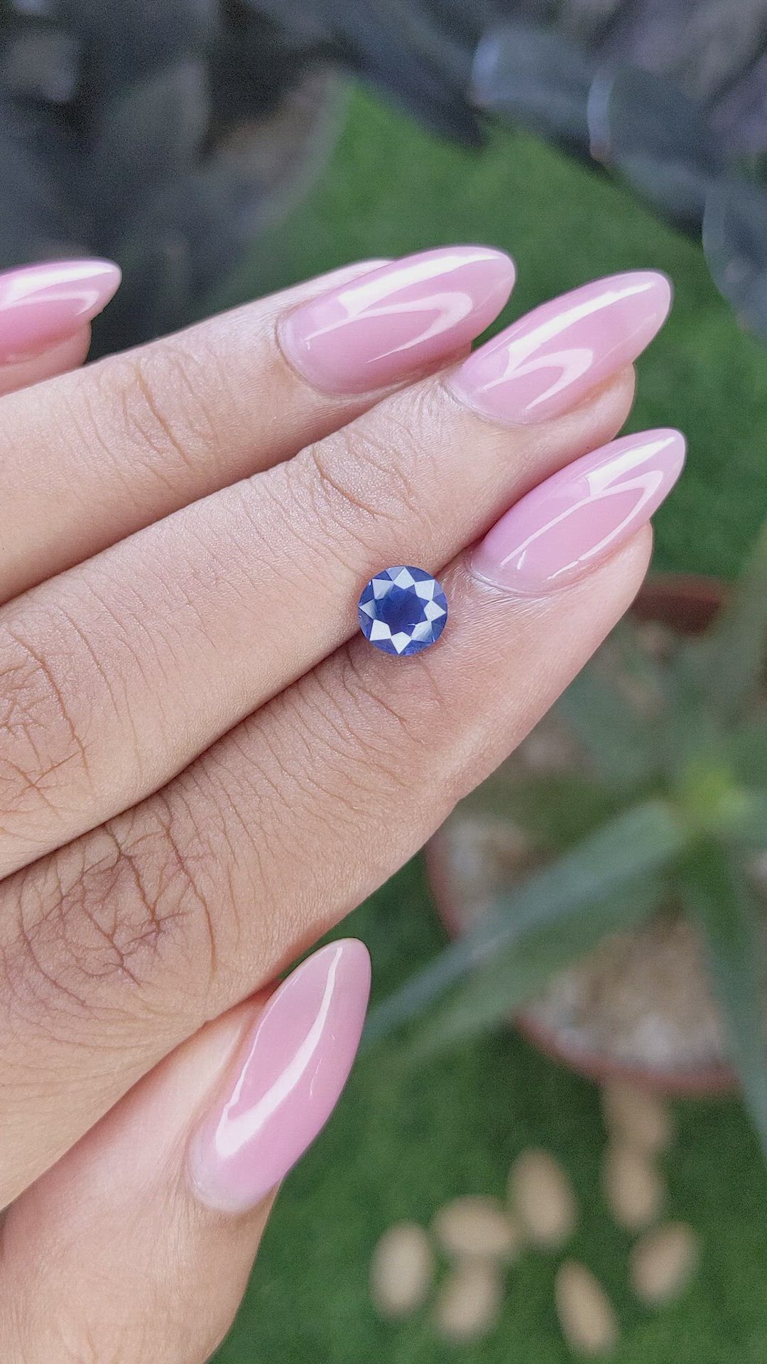 1.05 Ct. Blue Sapphire from Tanzania Size Video