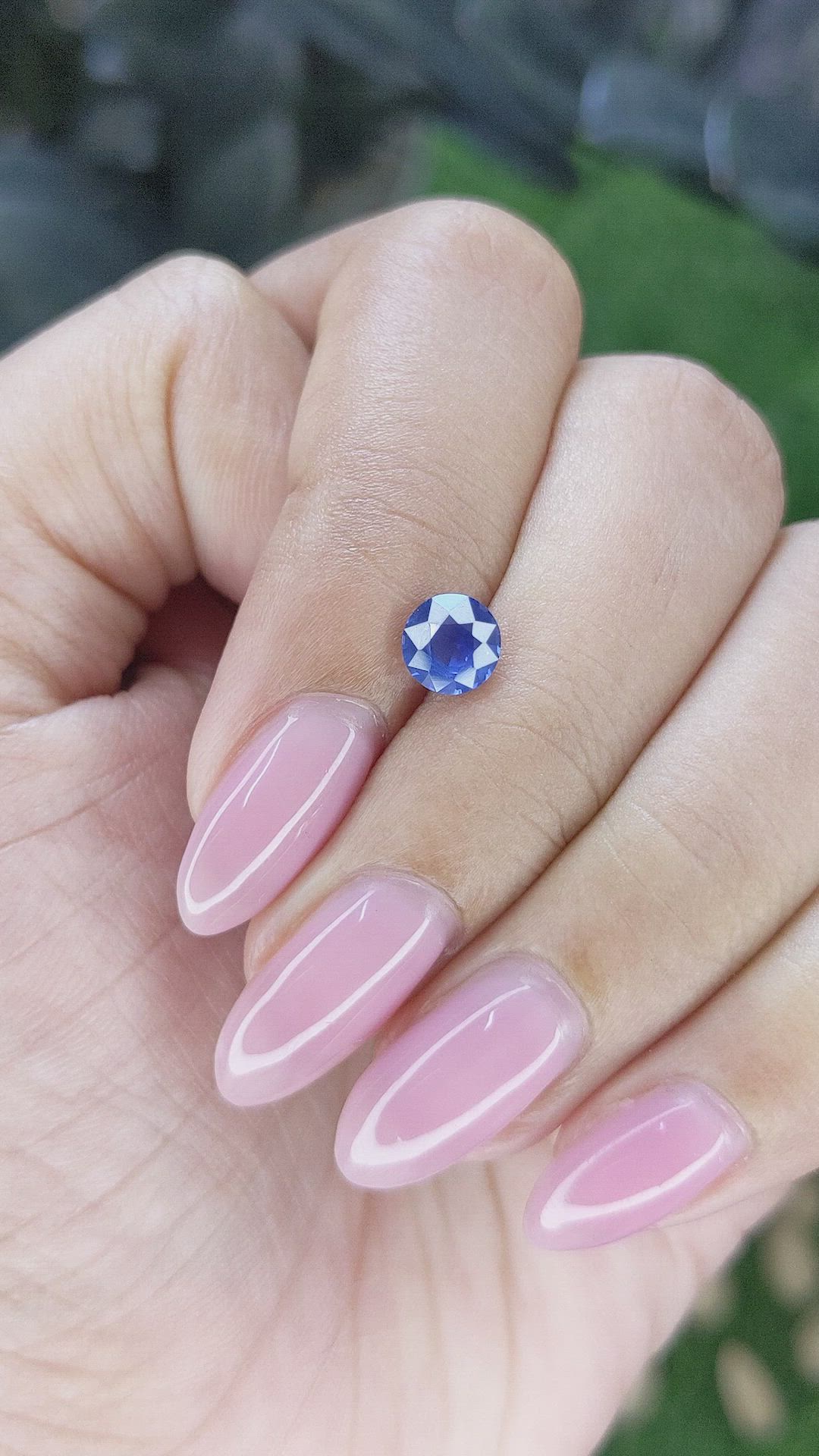 1.05 Ct. Blue Sapphire from Tanzania Size Video