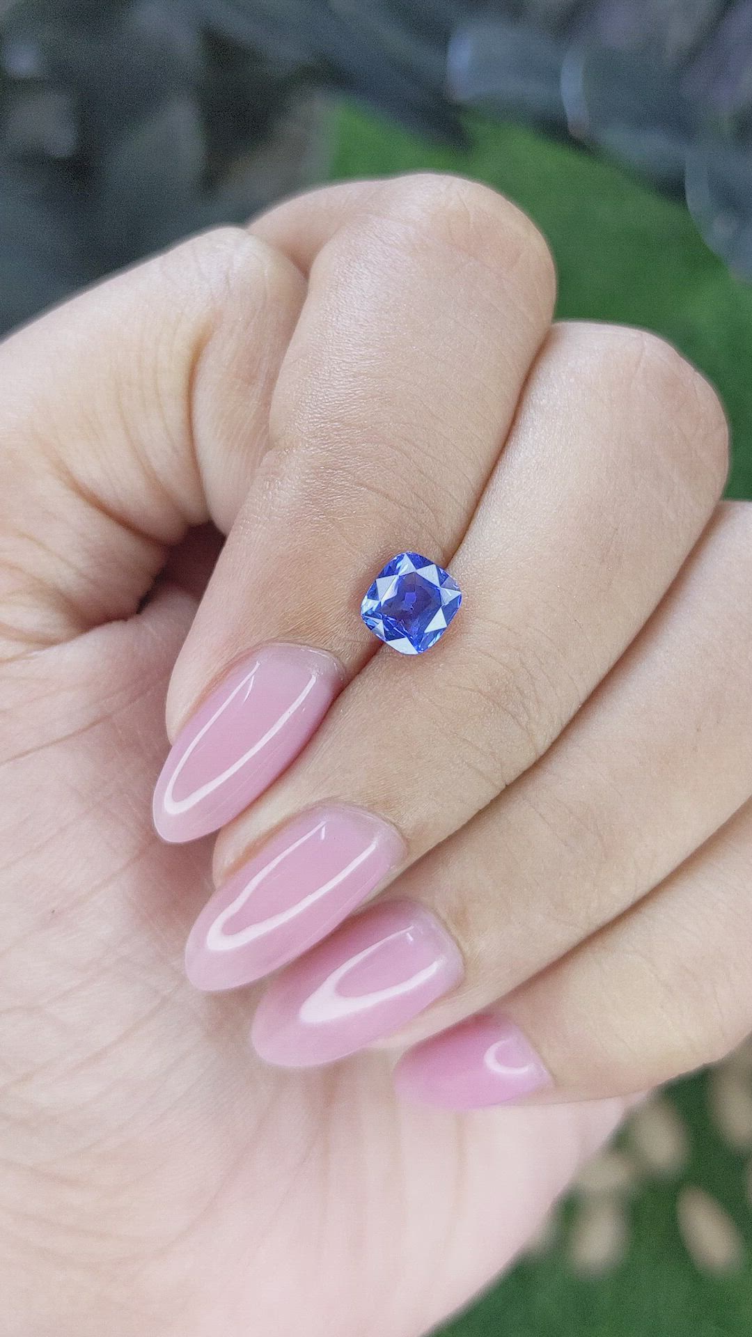 1.13 Ct. Blue Sapphire from Tanzania Size Video