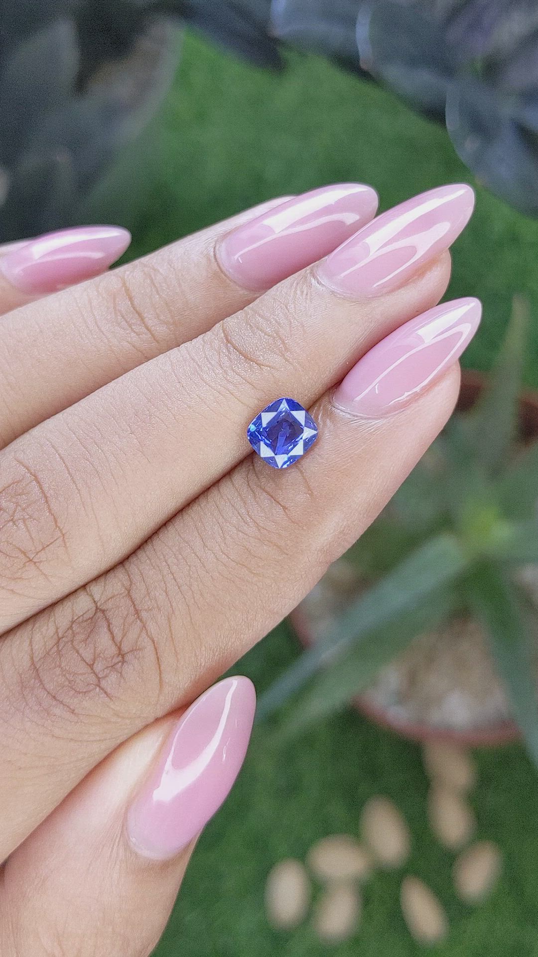 1.13 Ct. Blue Sapphire from Tanzania Size Video