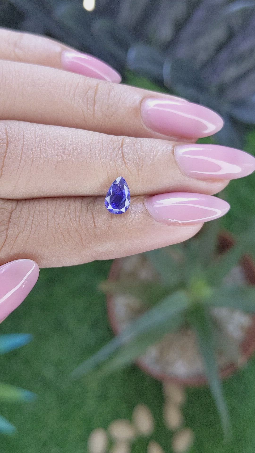 1.14 Ct. Blue Sapphire from Tanzania Size Video
